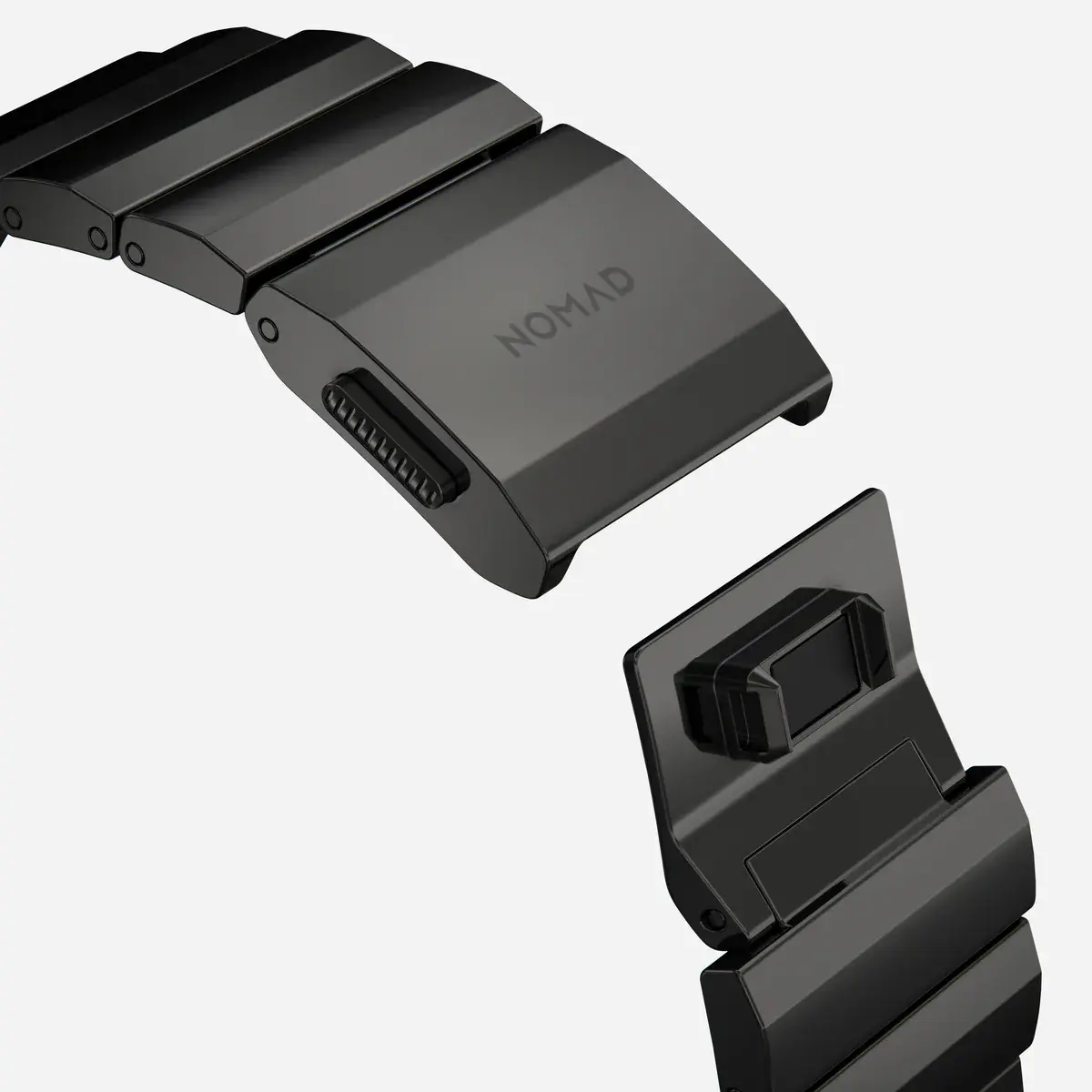Ремінець Nomad Steel Band для Apple Watch 44/45/46/49mm - Graphite Hardware (NM1A41BXS0)