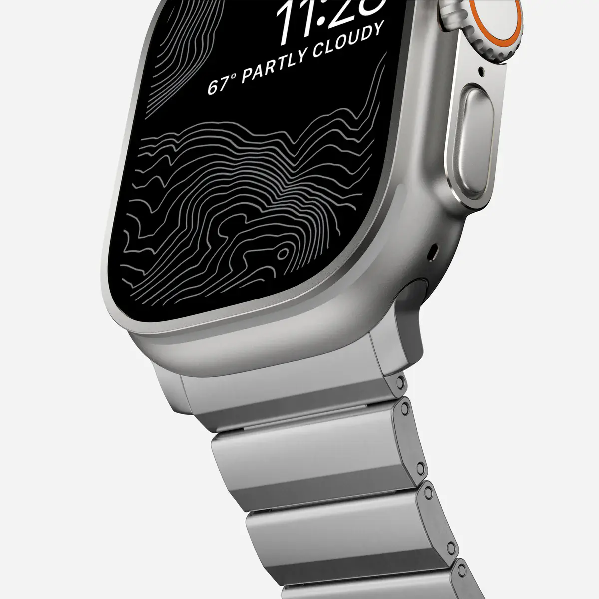Ремешок Nomad Titanium Band для Apple Watch 44/45/46/49mm - Natural Hardware (NM014858858)