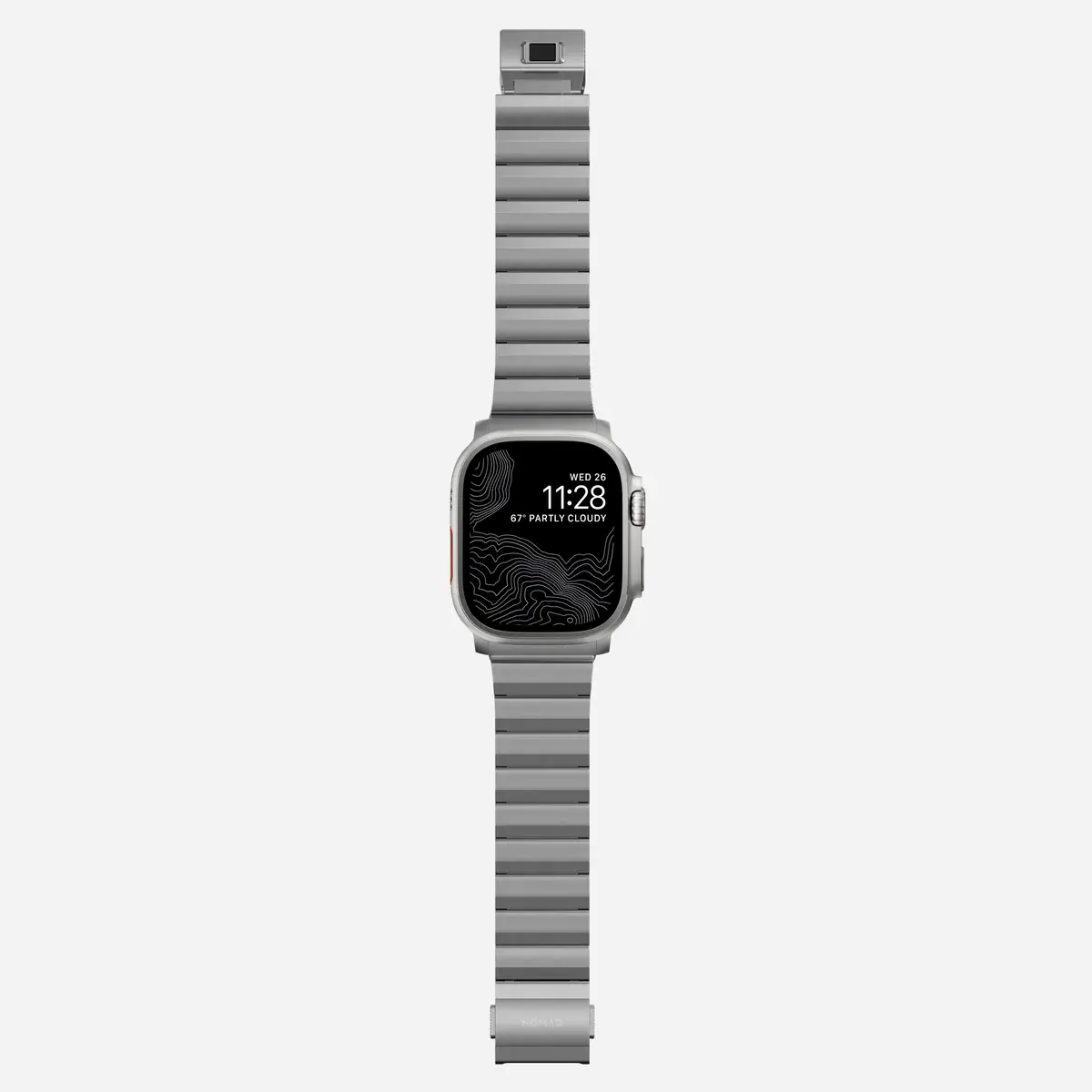 Ремешок Nomad Titanium Band для Apple Watch 44/45/46/49mm - Natural Hardware (NM014858858)