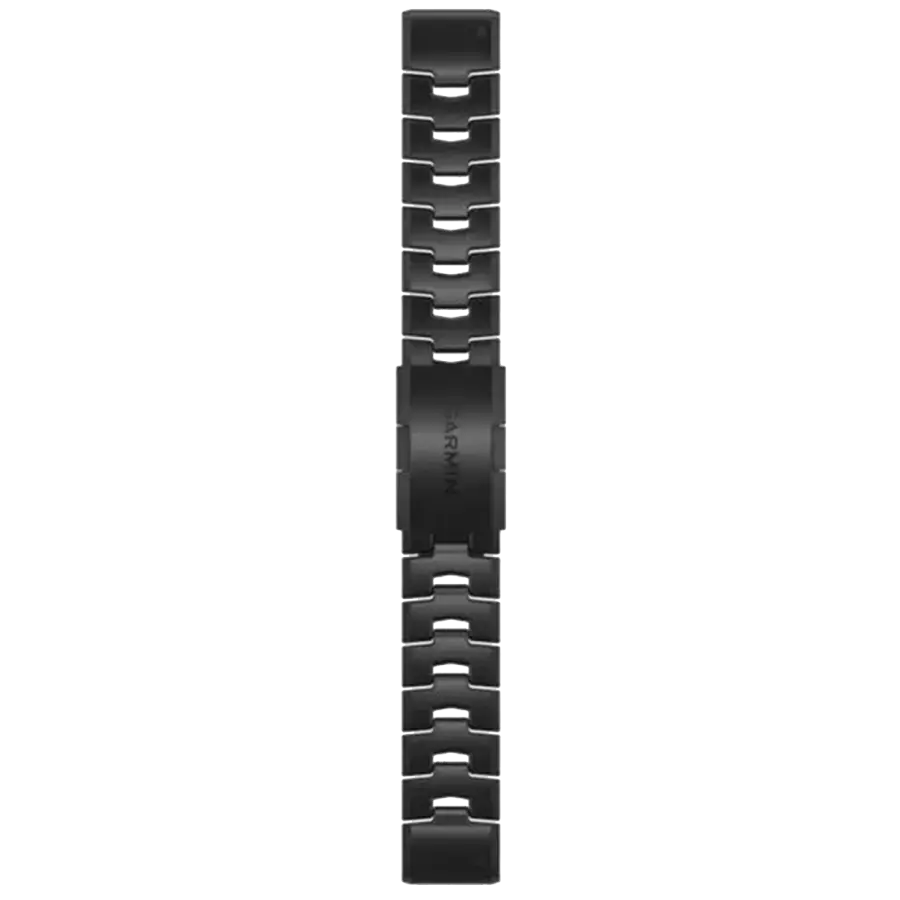 Ремешок титановый Garmin QuickFit 22 Watch Bands Vented Titanium Bracelet with Carbon Gray DLC Coating (010-12863-09)