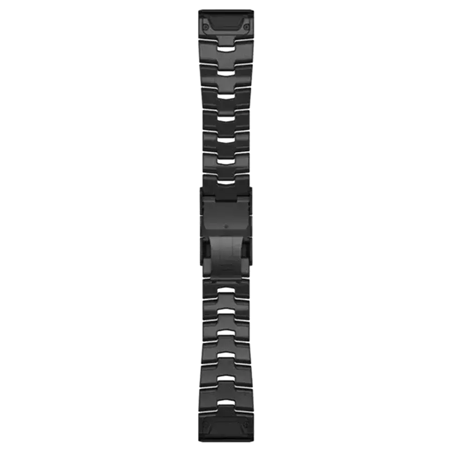 Ремешок титановый Garmin QuickFit 26 Watch Bands Vented Titanium Bracelet with Carbon Gray DLC Coating (010-12864-09)