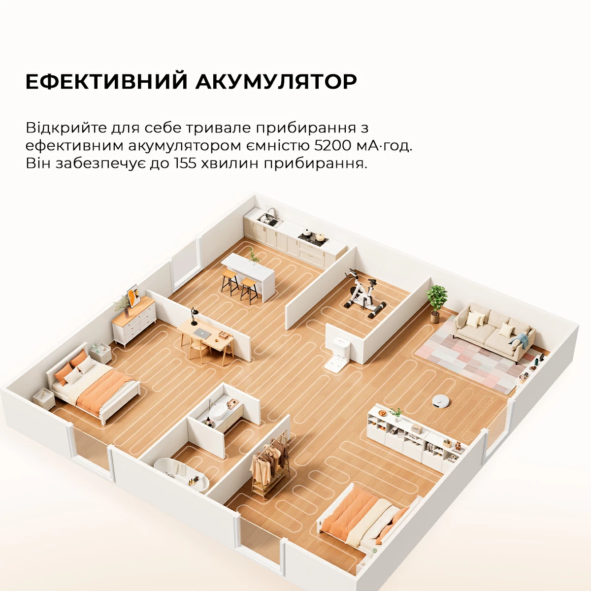 Робот-пилосос з вологим прибиранням Dreame Bot L10s Plus (RLL42SD)