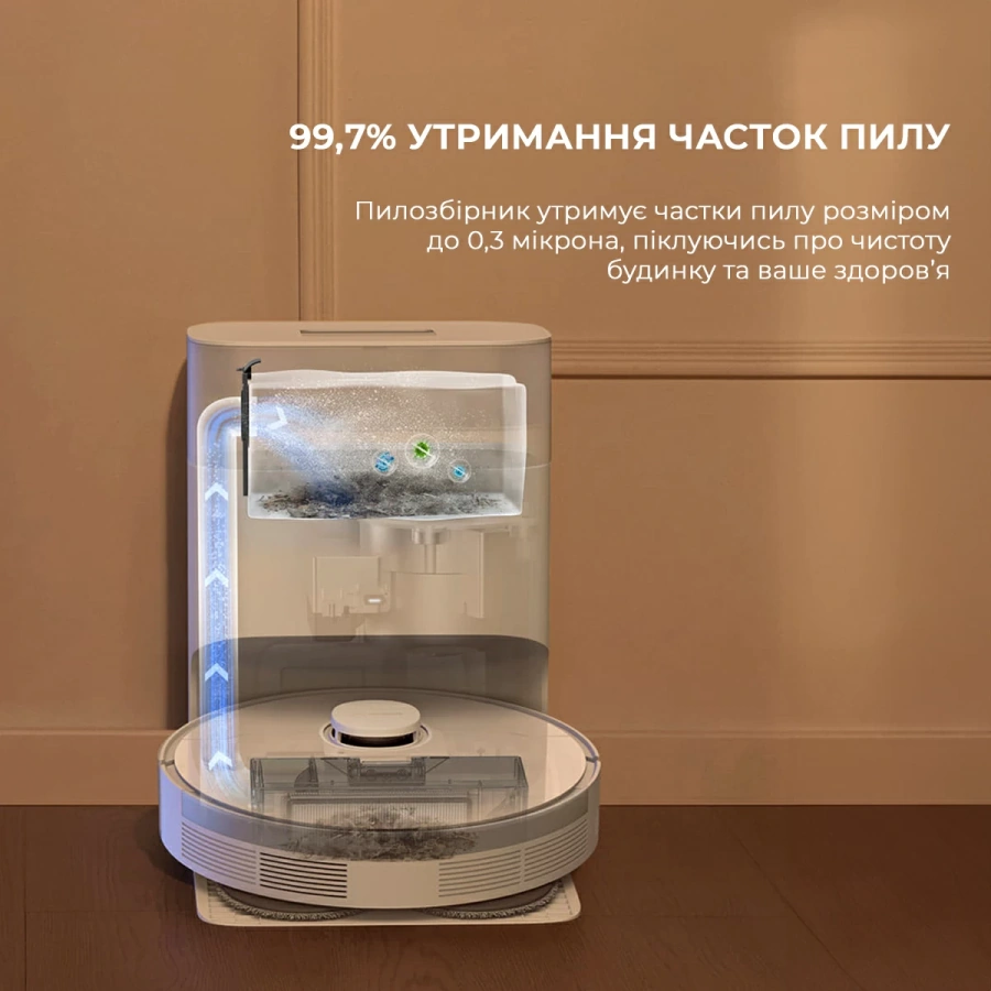 Робот-пылесос с влажной уборкой Dreame Bot L10s Plus (RLL42SD)