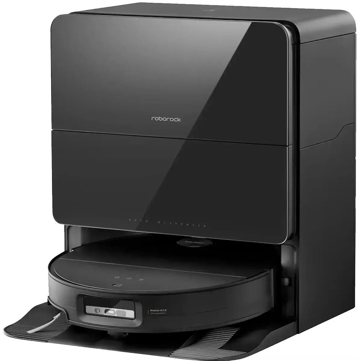 Робот-пылесос с влажной уборкой Roborock Saros 10R - Black (S10R52-00)