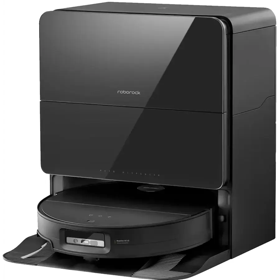 Робот-пилосос з вологим прибиранням Roborock Saros 10R - Black (S10R52-00)