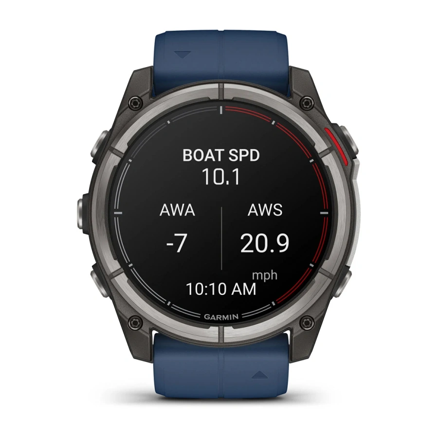 Смарт-годинник Garmin Quatix 8 51 mm AMOLED Marine GPS Smartwatch (010-02905-91)