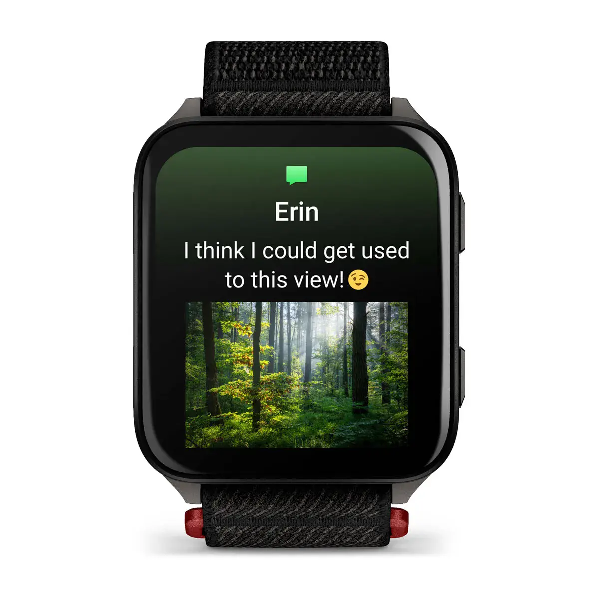 Смарт-часы Garmin Venu X1 Black with Slate Titanium Caseback and Black ComfortFit Nylon Band (010-02980-02)