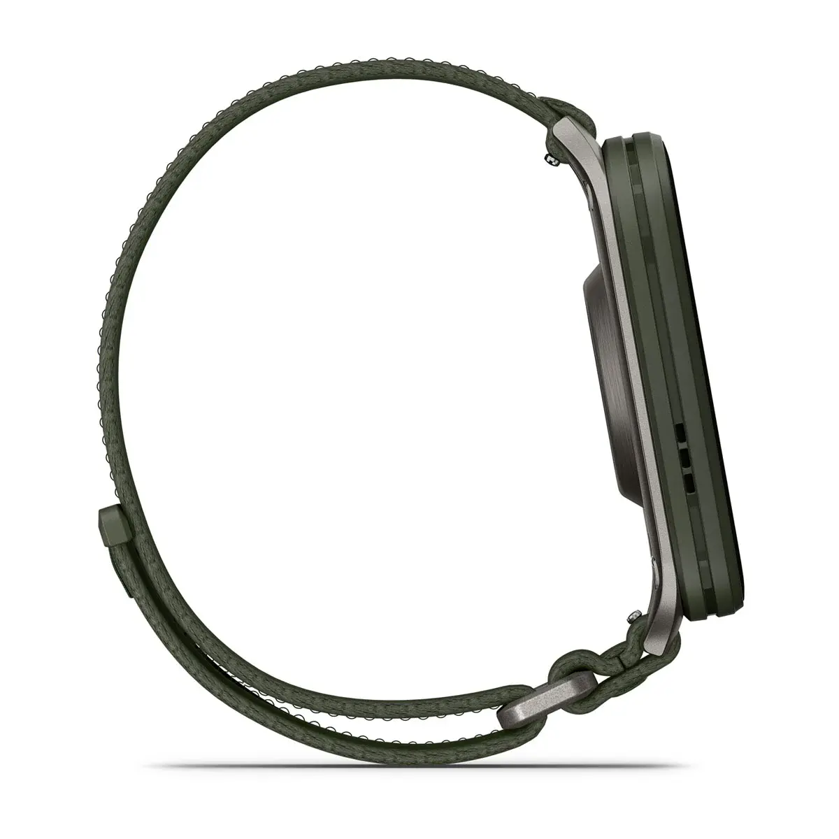 Смарт-годинник Garmin Venu X1 Moss with Titanium Caseback and Moss ComfortFit Nylon Band (010-02980-03)