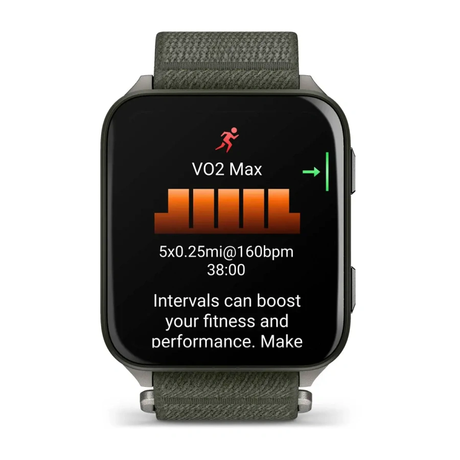 Смарт-годинник Garmin Venu X1 Moss with Titanium Caseback and Moss ComfortFit Nylon Band (010-02980-03)