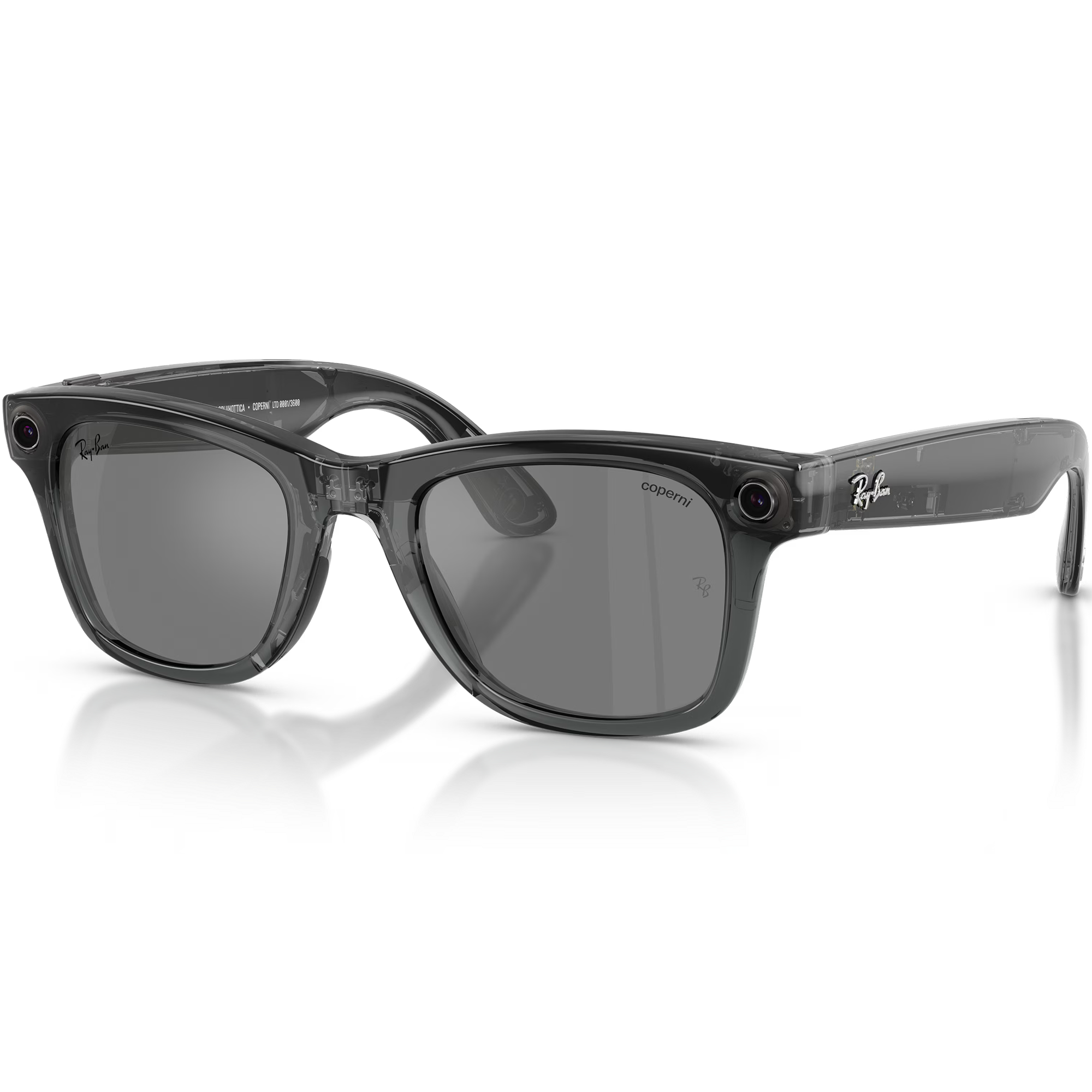 Смарт-окуляри Ray-Ban | Meta Coperni Limited Edition Wayfarer Standard - Transparent Black / Grey Mirror (RW4006S 66506G 50-22)