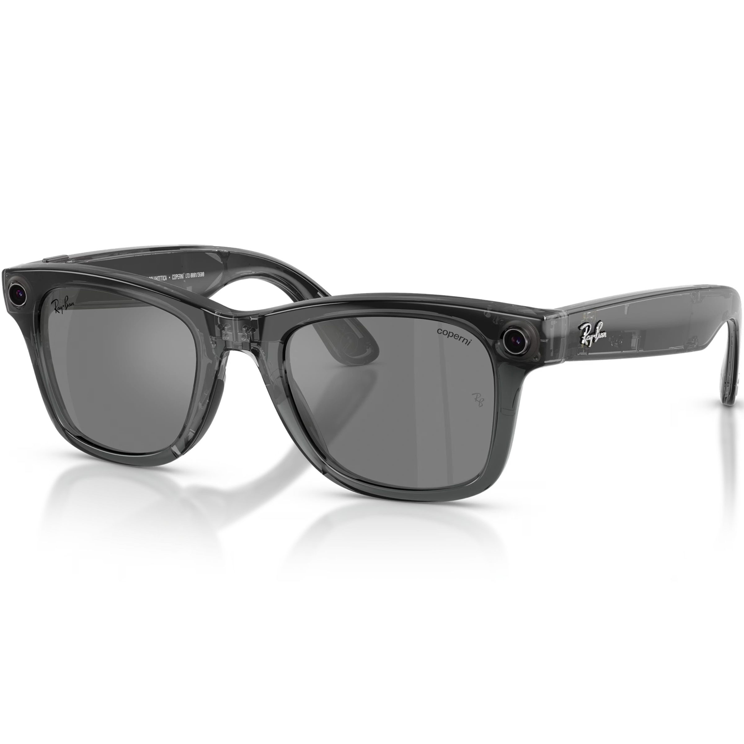 Смарт-очки Ray-Ban | Meta Coperni Limited Edition Wayfarer Standard - Transparent Black / Grey Mirror (RW4006S 66506G 50-22)