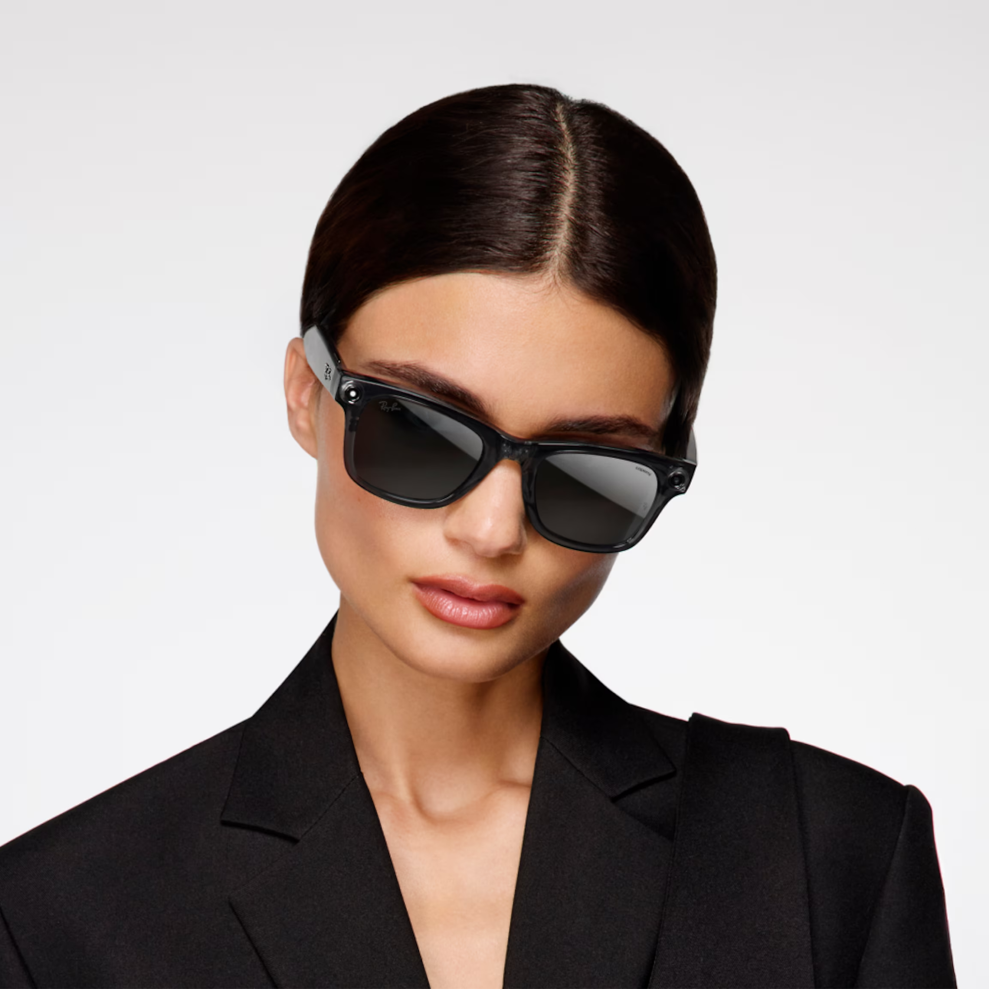 Смарт-окуляри Ray-Ban | Meta Coperni Limited Edition Wayfarer Standard - Transparent Black / Grey Mirror (RW4006S 66506G 50-22)