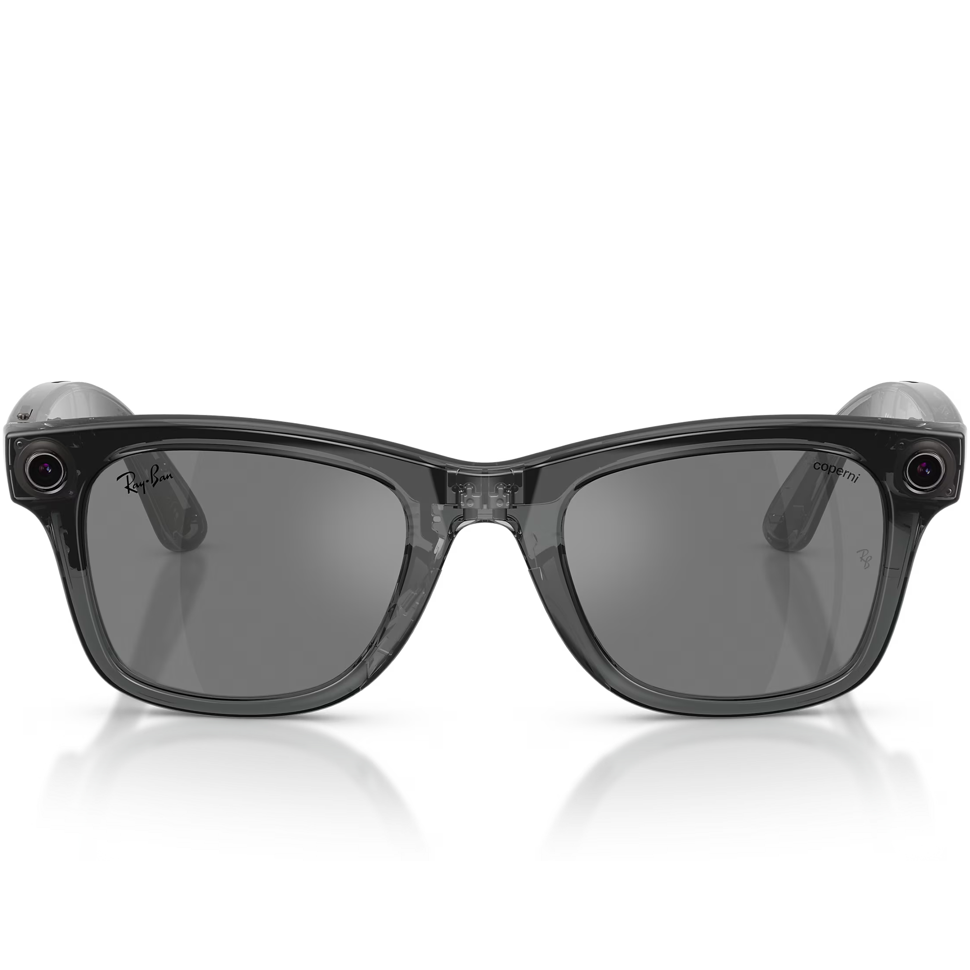 Смарт-окуляри Ray-Ban | Meta Coperni Limited Edition Wayfarer Standard - Transparent Black / Grey Mirror (RW4006S 66506G 50-22)