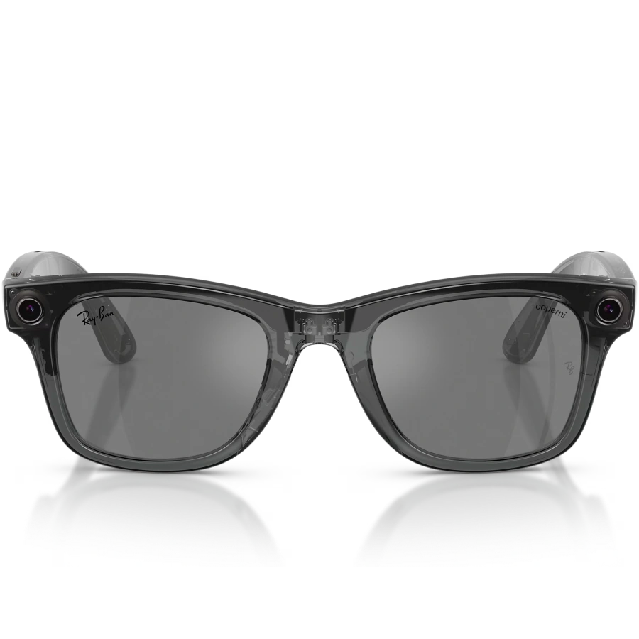 Смарт-очки Ray-Ban | Meta Coperni Limited Edition Wayfarer Standard - Transparent Black / Grey Mirror (RW4006S 66506G 50-22)