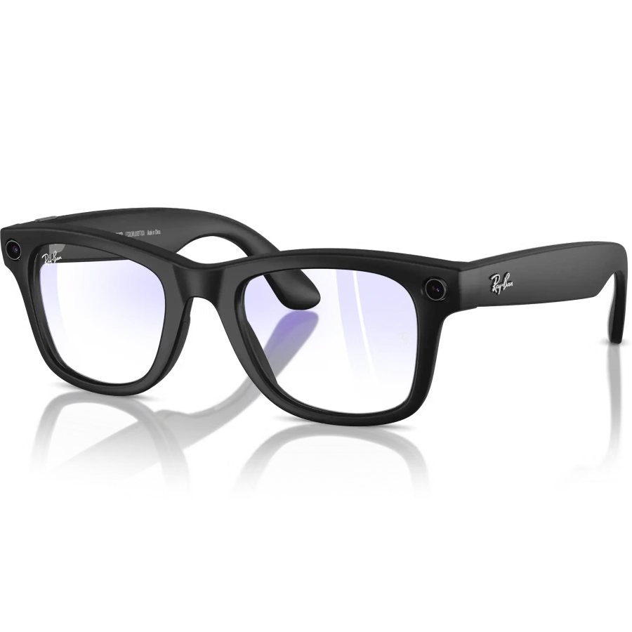 Смарт-окуляри Ray-Ban | Meta Wayfarer Standard - Matte Black / Clear (RW4006 601S1M ON 50-22)