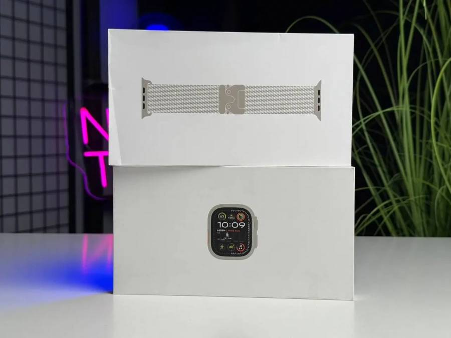 УЦЕНКА Apple Watch Ultra 2 2024 GPS + Cellular 49mm Natural Titanium Case with Natural Titanium Milanese Loop - Medium (MX5R3) - Состояние: идеальное | Аккумулятор: 100% Комплектация: полный | Гарантия: 12 мес.