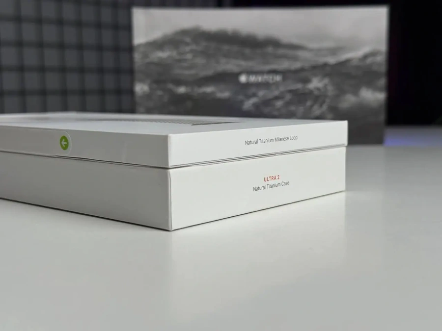 УЦЕНКА Apple Watch Ultra 2 2024 GPS + Cellular 49mm Natural Titanium Case with Natural Titanium Milanese Loop - Medium (MX5R3) - Состояние: идеальное | Аккумулятор: 100% Комплектация: полный | Гарантия: 12 мес.