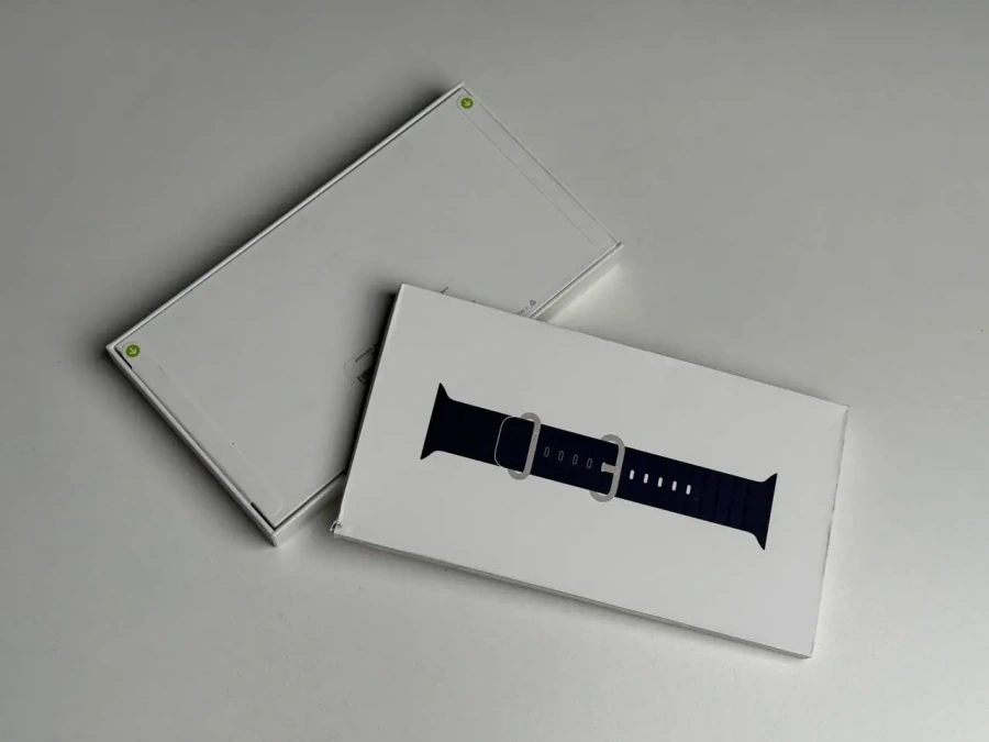 УЦЕНКА Apple Watch Ultra 2 2024 GPS + Cellular 49mm Natural Titanium Case with Navy Ocean Band (MX4D3) - Состояние: идеальное | Аккумулятор: 100% | Комплектация: полный | Гарантия: 12 мес.