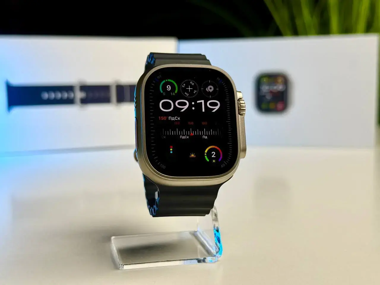 УЦІНКА Apple Watch Ultra 2 2024 GPS + Cellular 49mm Natural Titanium Case with Navy Ocean Band (MX4D3) - Стан: ідеальний | Акумулятор: 100% | Комплектація: повний | Гарантія: 12 міс.