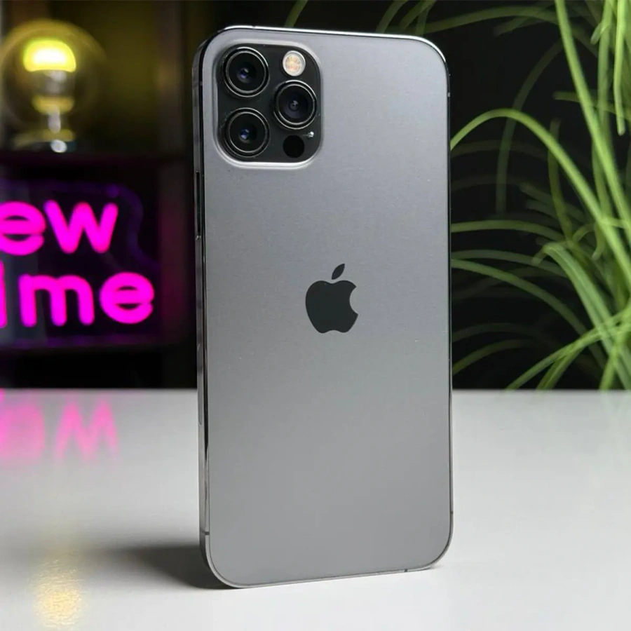 ВЖИВАНИЙ Apple iPhone 12 Pro 256GB Graphite (MGLT3, MGMP3) - Стан: гарний | Акумулятор: 100% | Комплектація: iPhone, кабель | Гарантія: 1 міс.