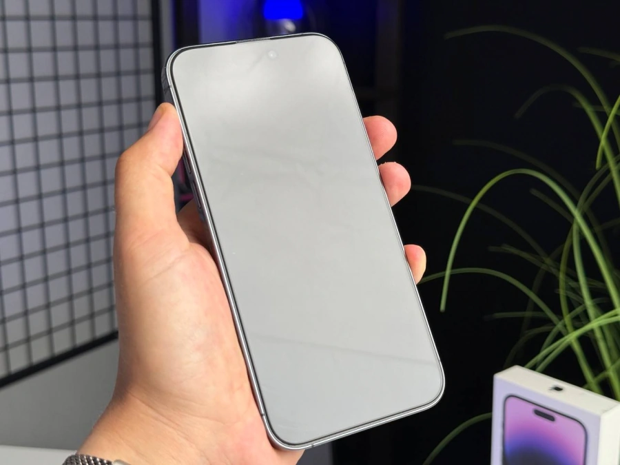 Б/У Apple iPhone 14 Pro Max 128GB Deep Purple (MQ9T3) - Состояние: хороший | Аккумулятор: 87% | Комплектация: полный | Гарантія: 1 мес.