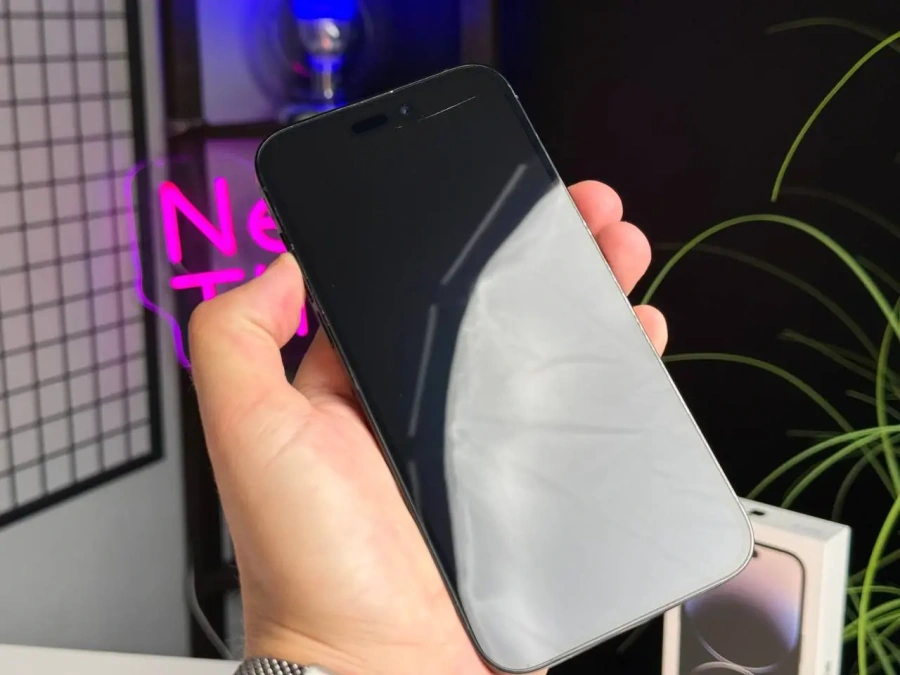 Б/У Apple iPhone 14 Pro Max 256GB Space Black (MQ9U3) - Состояние: хороший | Аккумулятор: 100% | Комплектация: полный | Гарантія: 1 мес.