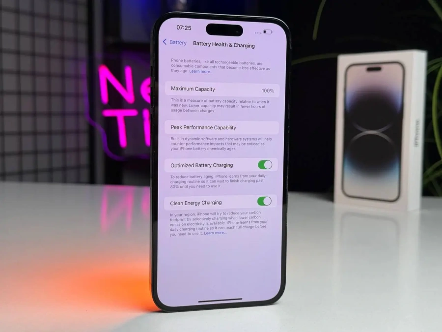 Б/У Apple iPhone 14 Pro Max 256GB Space Black (MQ9U3) - Состояние: хороший | Аккумулятор: 100% | Комплектация: полный | Гарантія: 1 мес.