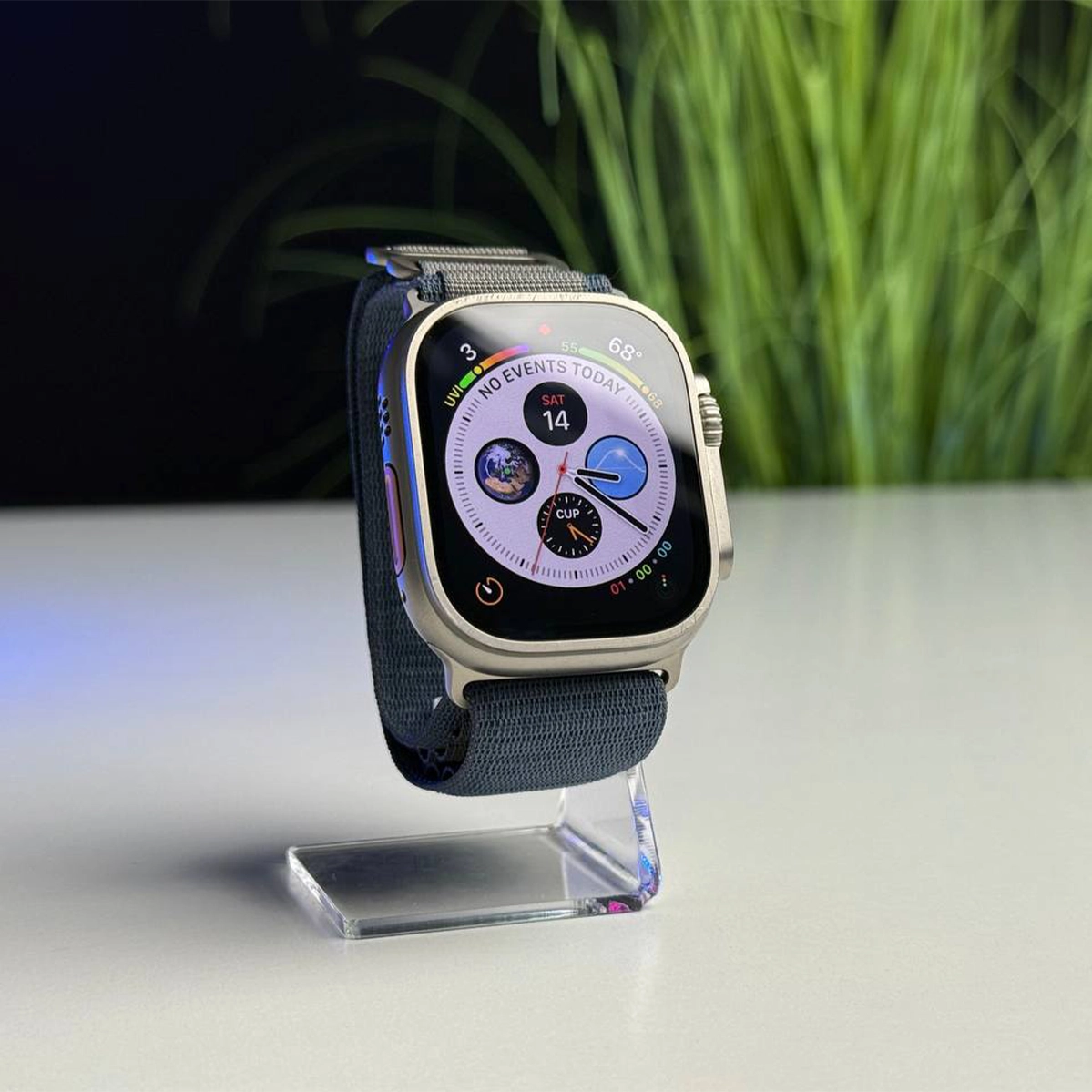 Б/У Apple Watch Ultra 2 GPS + Cellular 49mm Titanium Case (MREG3) - Состояние: хорошее | Аккумулятор: 100% | Комплектация: полный | Гарантия: 1 мес.