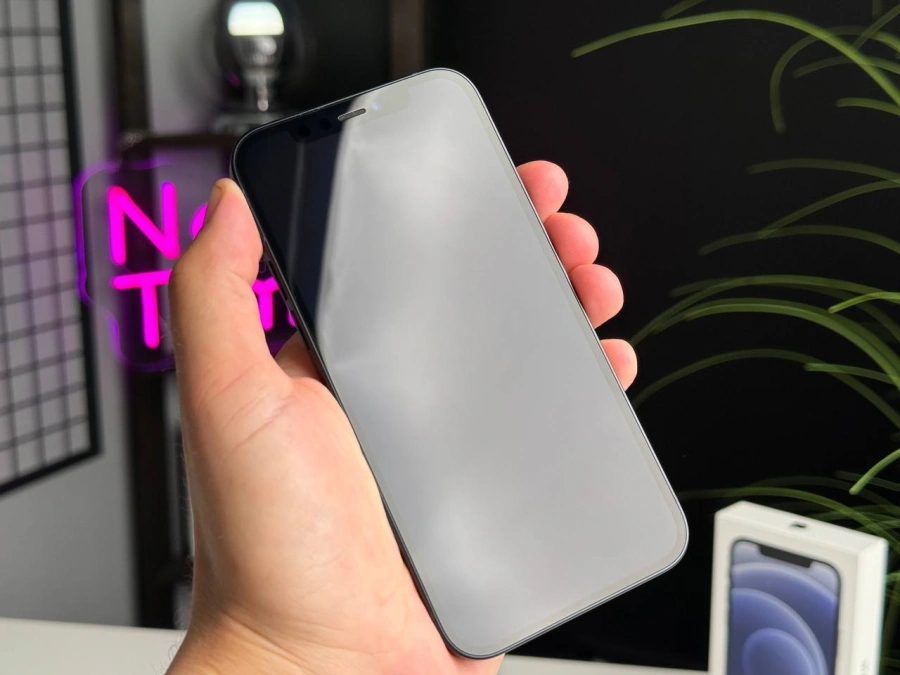 Б/У Apple iPhone 12 64GB Black (MGH63, MGJ53) - Состояние: хороший | Аккумулятор: 87% | Комплектация: полный | Гарантія: 1 мес.