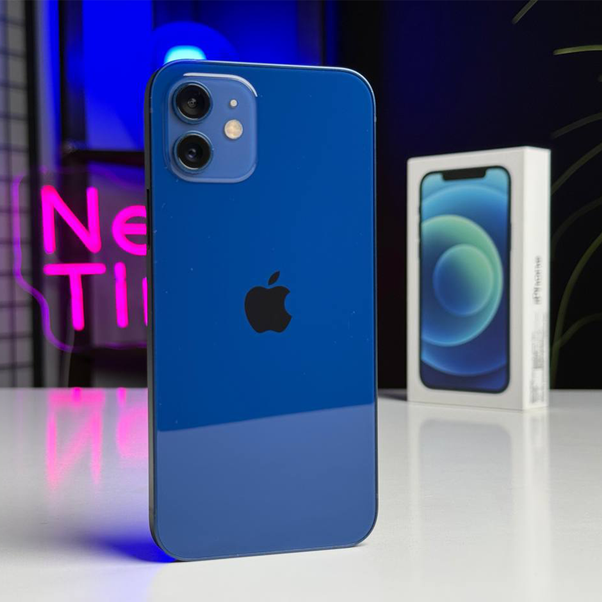 ВЖИВАНИЙ Apple iPhone 12 64GB Blue (MGH93, MGJ83) - Стан: гарний | Акумулятор: 87% | Комплектація: повний | Гарантія: 1 міс.