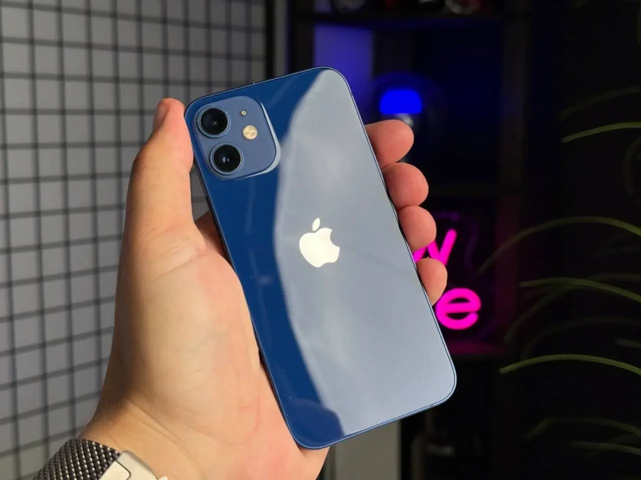 Б/У Apple iPhone 12 Mini 128GB Blue (MG8P3, MGE63) - Состояние: хороший | Аккумулятор: 100% | Комплектация: полный | Гарантія: 1 мес.