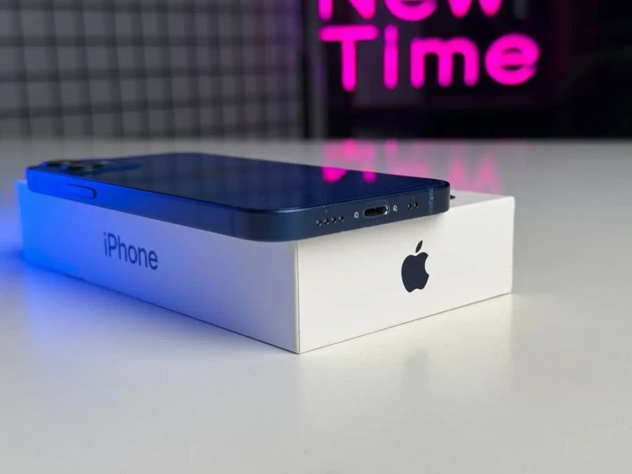 Б/У Apple iPhone 12 Mini 128GB Blue (MG8P3, MGE63) - Состояние: хороший | Аккумулятор: 100% | Комплектация: полный | Гарантія: 1 мес.