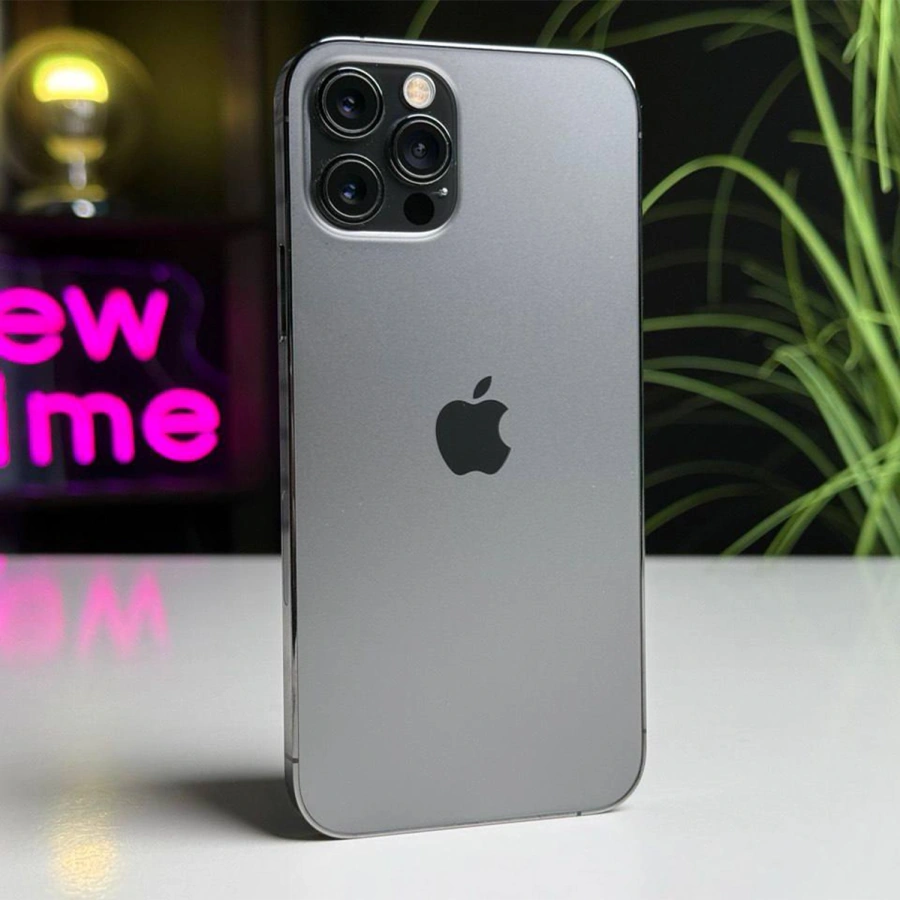 ВЖИВАНИЙ Apple iPhone 12 Pro 256GB Graphite (MGLT3, MGMP3) - Стан: гарний | Акумулятор: 100% | Комплектація: iPhone, кабель | Гарантія: 1 міс.