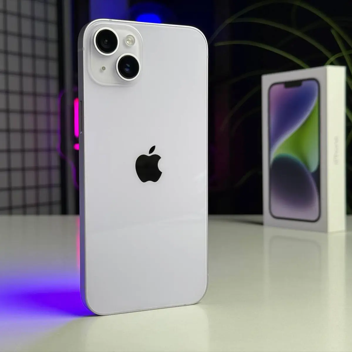 Б/У Apple iPhone 14 Plus 128GB Purple (MQ503) - Состояние: хороший | Аккумулятор: 86% | Комплектация: полный | Гарантія: 1 мес.