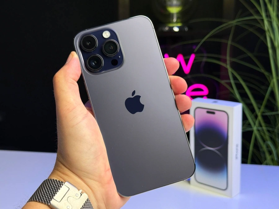 ВЖИВАНИЙ Apple iPhone 14 Pro Max 128GB Deep Purple (MQ9T3) - Стан: гарний | Акумулятор: 86% | Комплектація: повний | Гарантія: 1 міс.