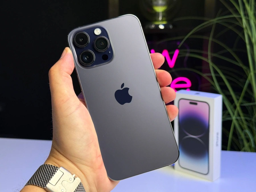 ВЖИВАНИЙ Apple iPhone 14 Pro Max 128GB Deep Purple (MQ9T3) - Стан: гарний | Акумулятор: 86% | Комплектація: повний | Гарантія: 1 міс.