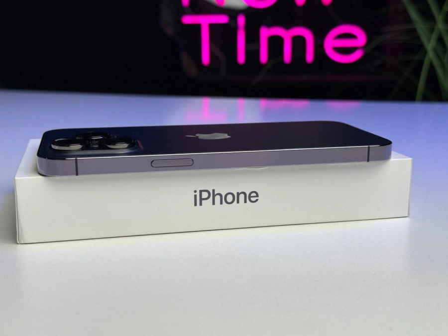 ВЖИВАНИЙ Apple iPhone 14 Pro Max 128GB Deep Purple (MQ9T3) - Стан: гарний | Акумулятор: 86% | Комплектація: повний | Гарантія: 1 міс.