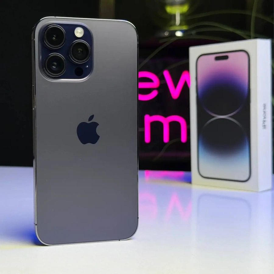 ВЖИВАНИЙ Apple iPhone 14 Pro Max 128GB Deep Purple (MQ9T3) - Стан: гарний | Акумулятор: 86% | Комплектація: повний | Гарантія: 1 міс.