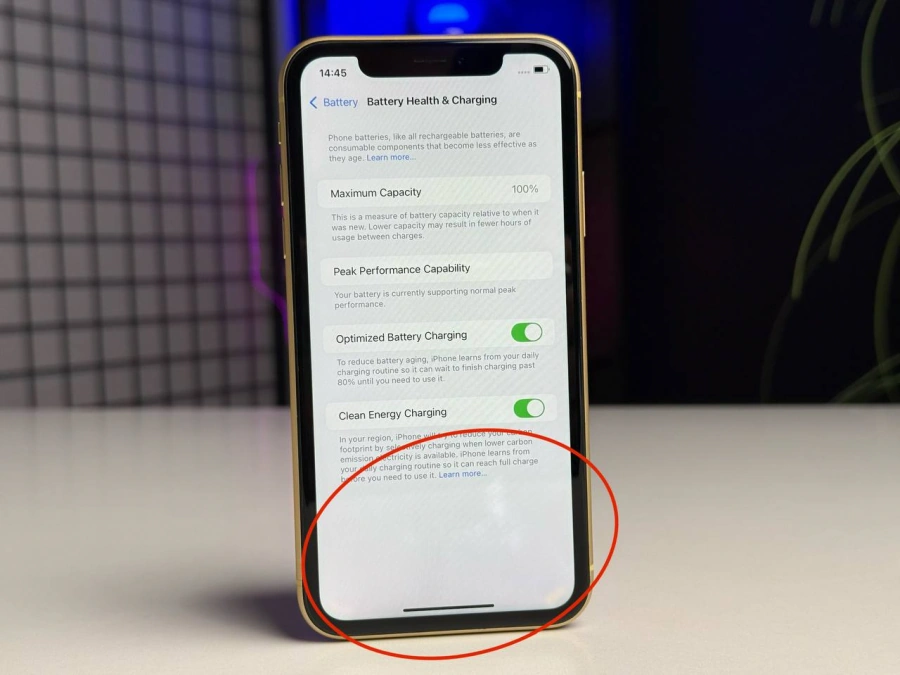 Б/У Apple iPhone XR 128GB Yellow (MRYF2) - Состояние: хороший | Аккумулятор: 100% | Комплектация: iPhone, кабель | Гарантія: 1 мес.