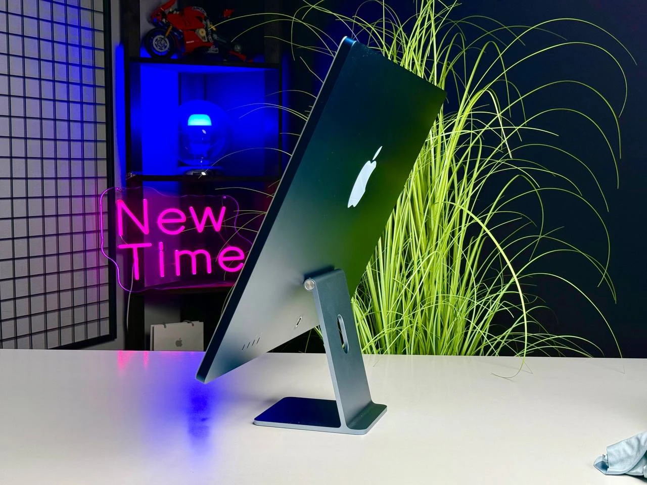 Б/У iMac 24" 4.5K Retina display Blue (MGPK3) 2021 - Состояние: идеальный | Комплектация: полный | Гарантія: 1 мес.