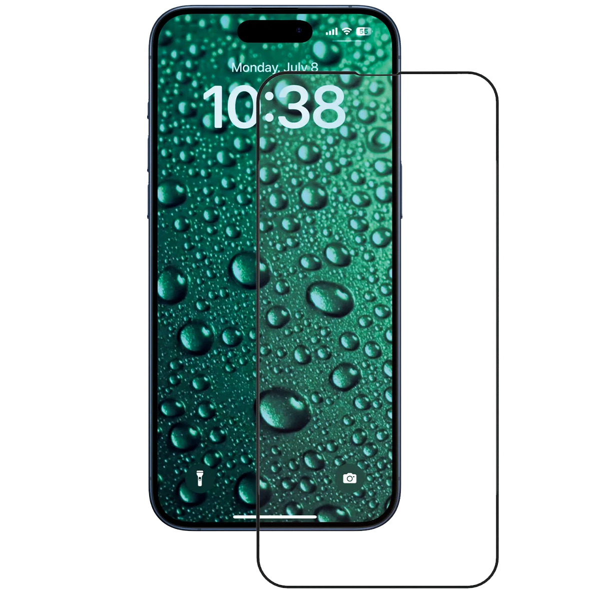 Защитное стекло Anank 2.5D Curved Clear [2 шт в наборі] Glass with installation box для iPhone 16 Pro (2003114)