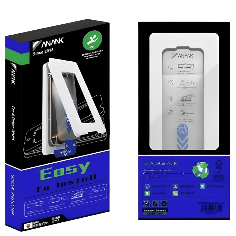 Защитное стекло Anank 2.5D Curved Clear [2 шт в наборе] Glass with installation box для iPhone 16 Pro Max (2003214)