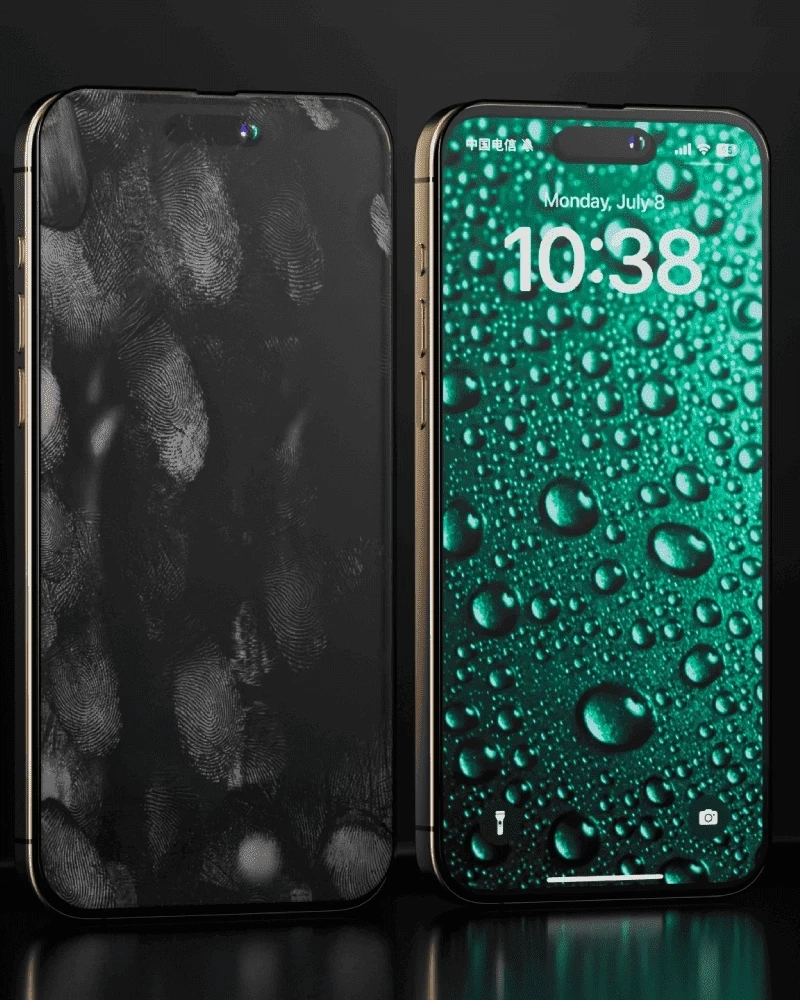 Защитное стекло Anank 2.5D Privacy 1шт/ Curved Clear 1шт Glass with installation box для iPhone 16 Pro (2003115)
