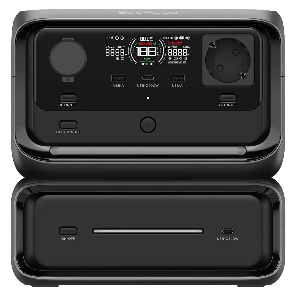 Зарядная станция EcoFlow RIVER 3 Max 572Wh 600W (EFRIVER3Max-EU-CBOX)