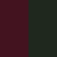Dark Cherry/Forest Green