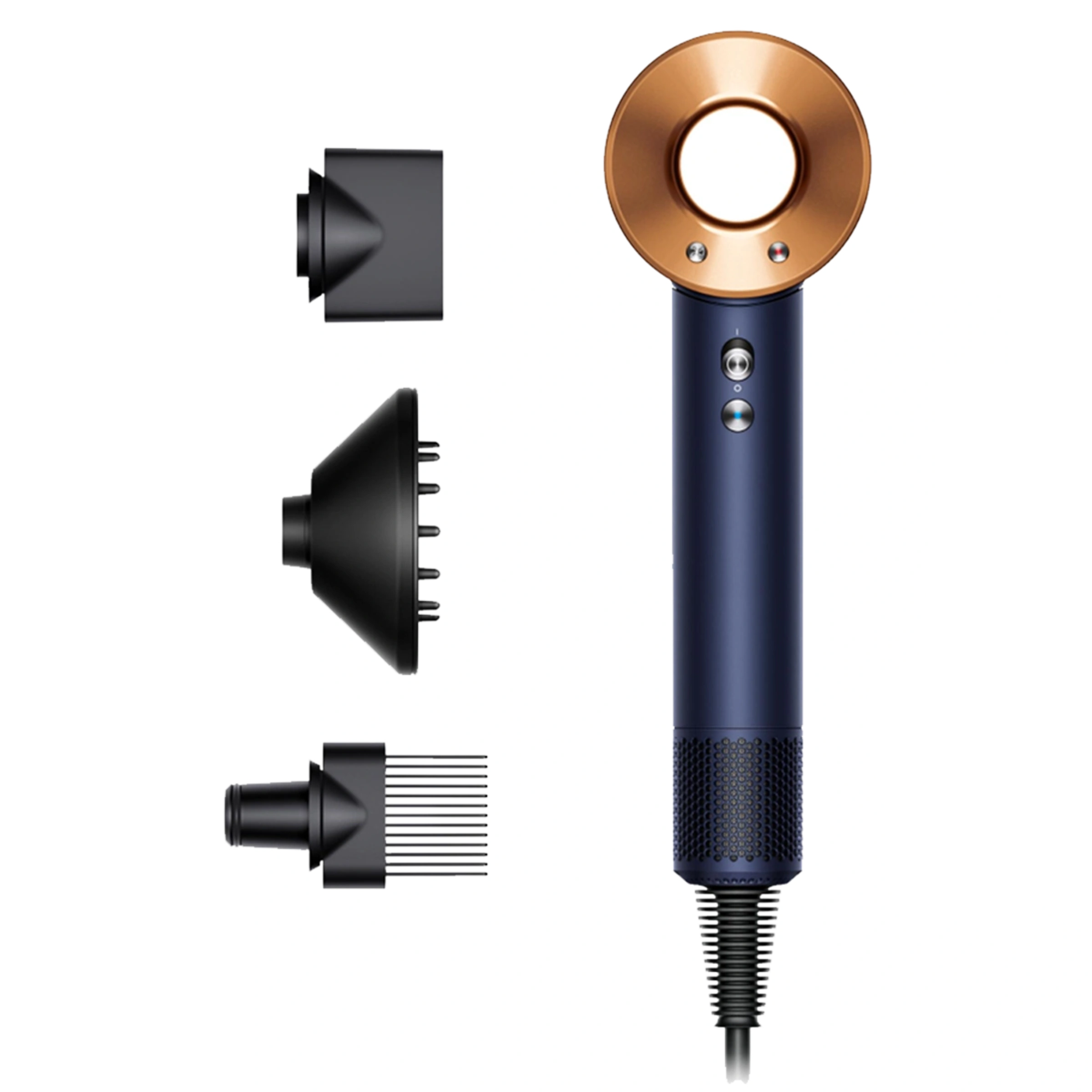 Фен для волос Dyson Supersonic HD07 Curly+Coily - Prussian Blue/Rich Copper (113312-01) EU