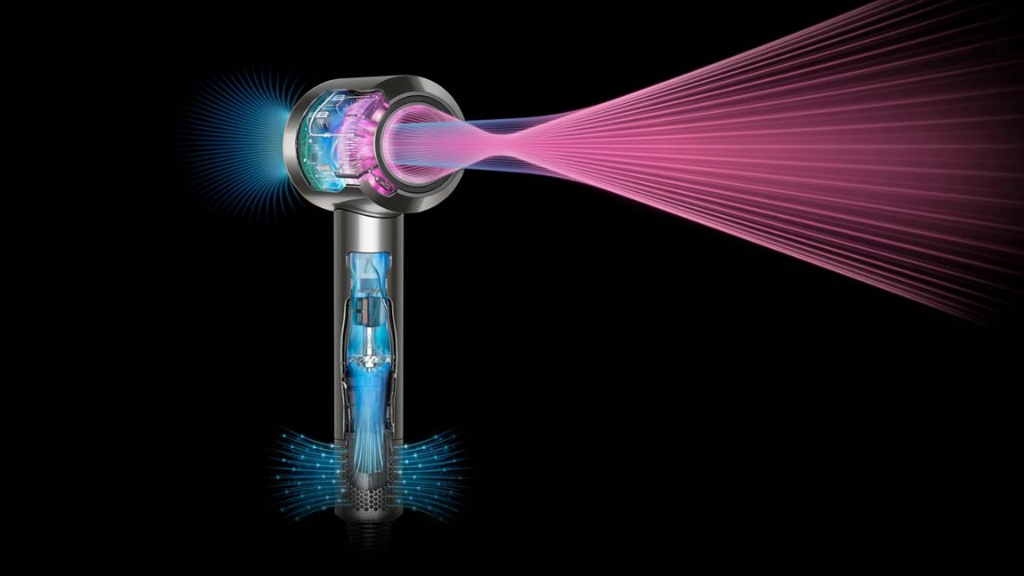 Фен для волосся Dyson Supersonic HD07 Straight+Wavy - Prussian Blue/Rich Copper (113277-01) EU