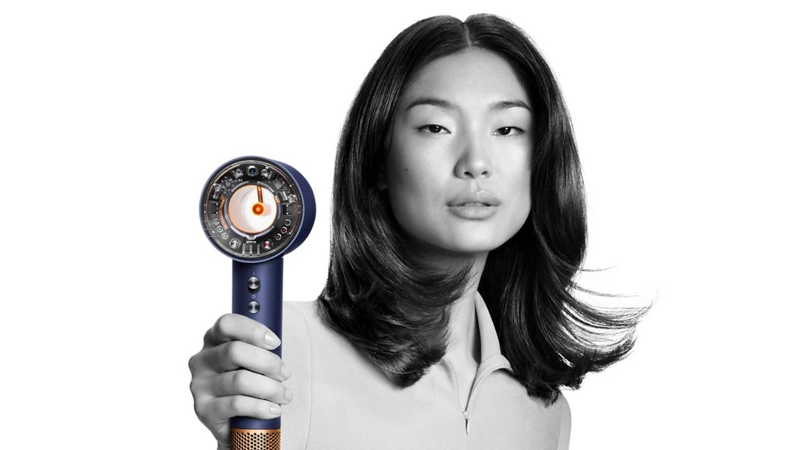 Фен для волос Dyson Supersonic HD16 Nural Straight+Wavy - Prussian Blue/Rich Copper (122612-01) EU