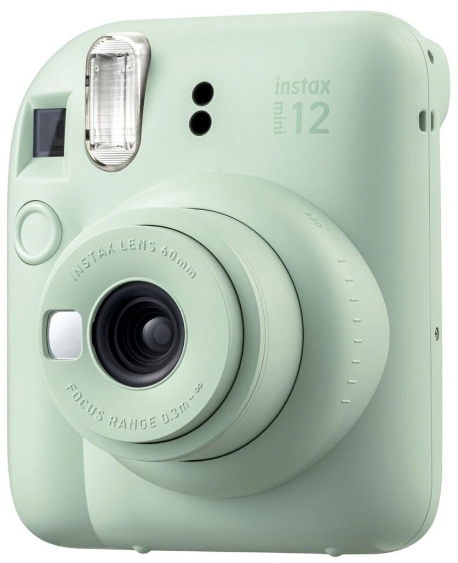 Фотокамера миттєвого друку Fujifilm Instax Mini 12 Mini Set - Mint Green + картридж на 10 знімків (70100161547)