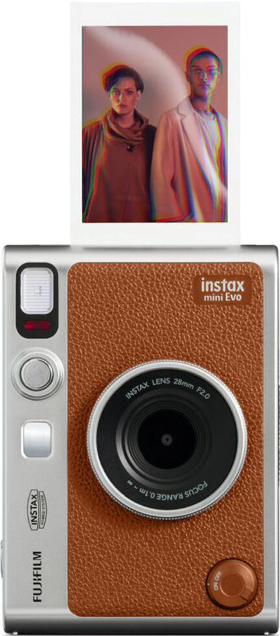 Фотокамера миттєвого друку Fujifilm Instax mini EVO - Brown (16812534)